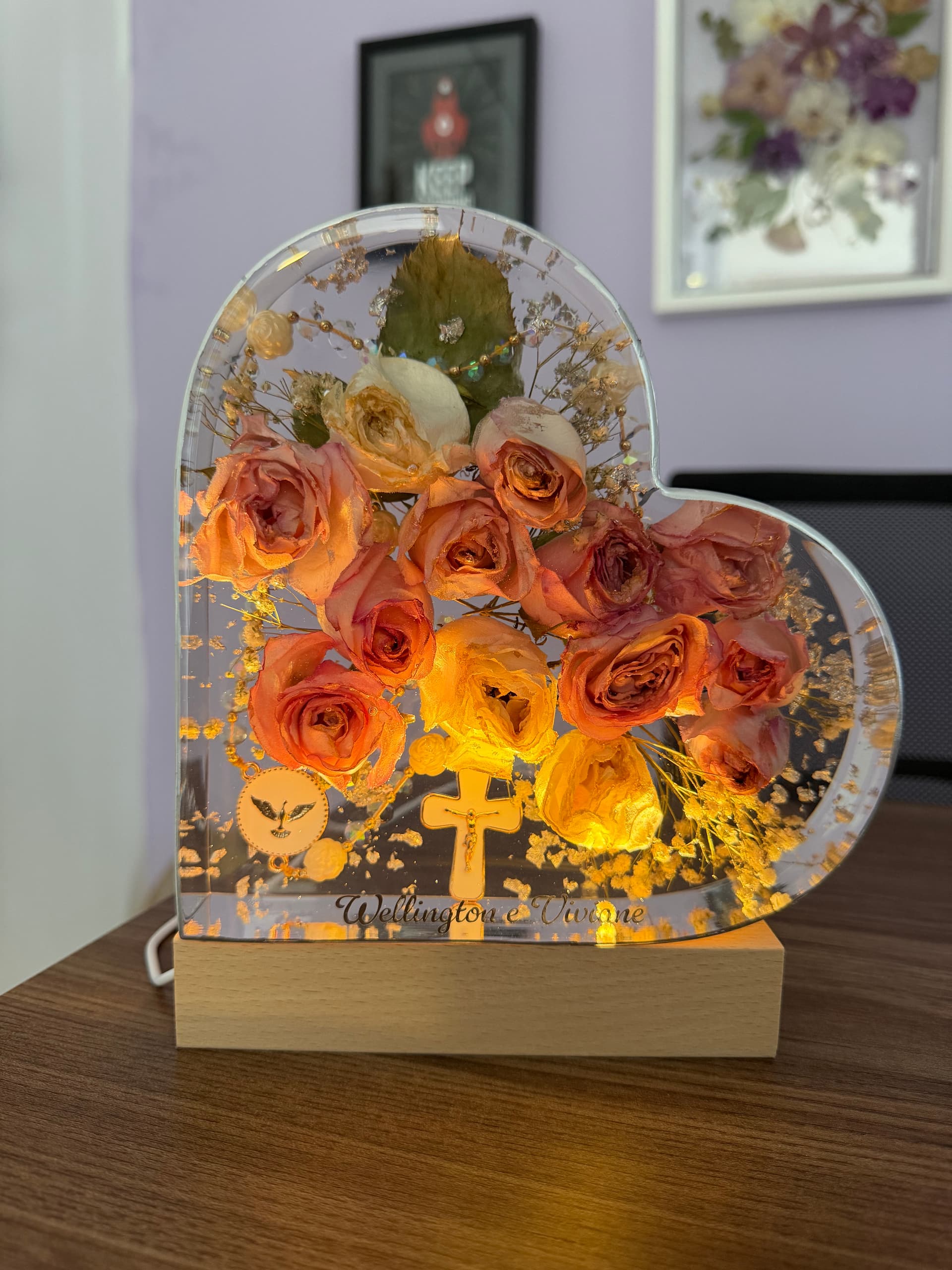 Buquê eternizado de Viviane Elias